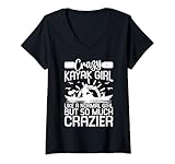 Photo Gallery donna ragazza pazza kayak come una ragazza normale ma molto più pazza maglietta con collo a v Photo Gallery donna ragazza pazza kayak come una ragazza normale ma molto più pazza maglietta con collo a v