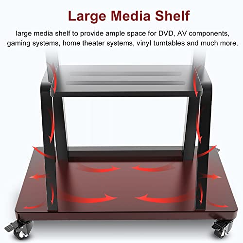Soporte móvil resistente para TV REMYS para 40-75 pulgadas miniatura 5