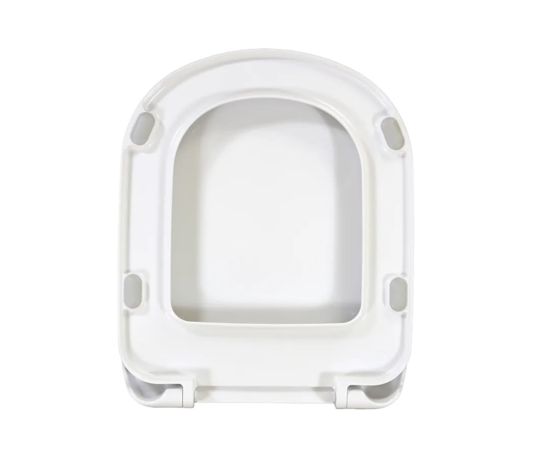 Copriwater sedile wc per DOLOMITE GEMMA 2 bianco CERNIERE ACCIAIO in termoindurente DUROPLAST