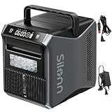 Silonn Revolutionary Battery-Powered Ice Maker, 9 Ice Cubes in 6 Mins, Auto-Cleaning Portable Ice Maker with Battery Optional, Perfect for Camping Hiking RV Home Use(Battery not Included)