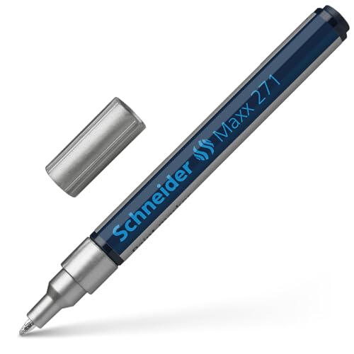 Marqueurs peinture argent Schneider Maxx 271 pointe ogive | Lot de 10