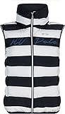  HV Polo Society Damen Weste Zana gestreift Navy Weiß Blau Optical White S M L XL (M)