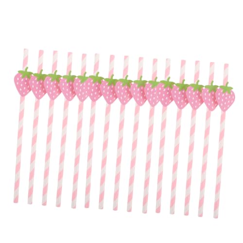 Pitillos de Papel Rosados SECFOU 50 unidades miniatura 1