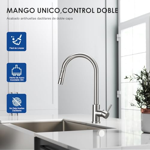 Mejores precios y opiniones de Grifería para Cocina con sensor - solo los mejores. 26 Imagen adicional