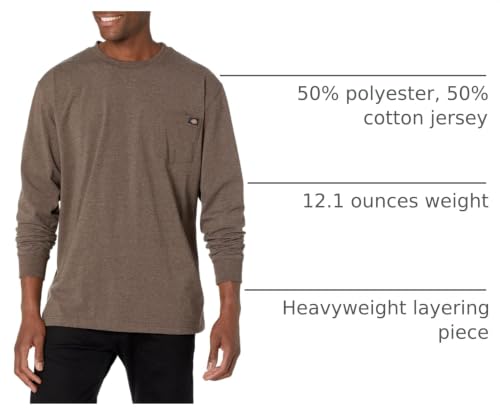 Image of Dickies Men's Big and Tall Long Sleeve Heavyweight Crew Neck