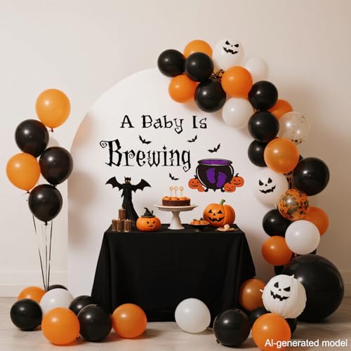 Vinilo decoración baby shower Halloween 10 pulgadas miniatura 3