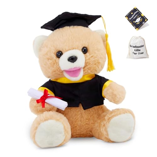 Plush Toy Head Stuffed Animal Graduation Bear Gift Class of 2026 10 Inch by FunBase - Used condition - Image 7