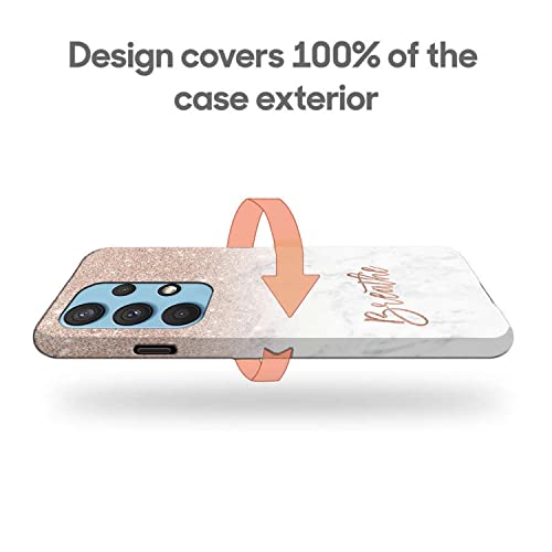 Image of COLORflow Back Cover Compatible with Samsung Galaxy A53 5G | (Best for Girls) Quotes (Breathe) Marble | Designer Printed Hard CASE Bumper Back Cover Compatible with Samsung Galaxy A53 5G