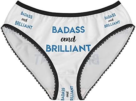 Badass And Brilliant Panties, Badass And Brilliant Underwear, Briefs, Cotton Briefs, Funny Underwear, Panties For Women