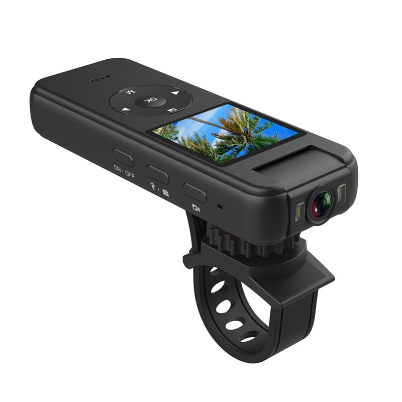 4K HD Camera Video Recorder -Body Camera with 180° Rotating Lens, Night Vision, Body Worn Camcorder with Flashlight Mode, Loop Record Support 256G Memory Card-image-41