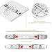 Oeegoo LED Lámpara de techo, 18W 1530LM Plafón de Techo Cuadrado, Ultrafino...