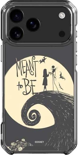 Skinit Clear Phone Case Compatible with iPhone 17 Pro Max - Officially Licensed Disney The Nightmare Before Christmas Jack Skellington Art Design
