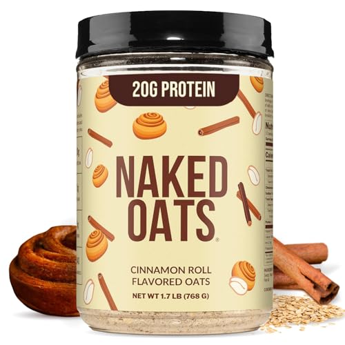 Naked Oats - Cinnamon Overnight Oats, 20g Whey Protein, Gluten-Free