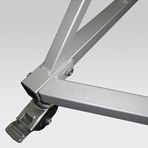 GERSO Profi Schwerlast Kleiderständer höhenverstellbar 125–205 cm | 150 kg Tragkraft | Industrie-Qualität Metall verchromt | Rollbar mit 80 mm Lenkrollen & Bremse | Stabiler Garderobenständer Premium