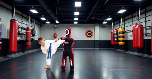 image for Stylso Un-Filled Wrestling Dummy for Kids - Ultimate Training Companio