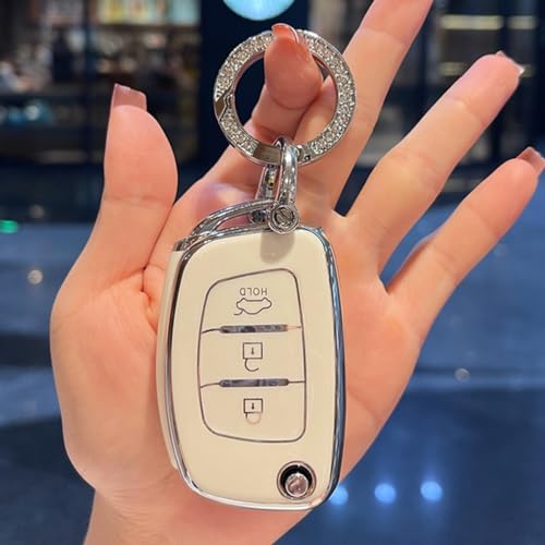 Carcasa de TPU para llave de coche Hyundai Elantra con acabado elegante y tacto premium