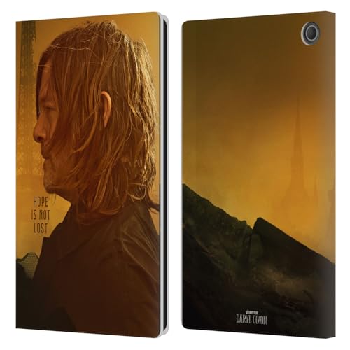 Housse cuir Walking Dead Daryl Dixon pour Fire Max 11 sans rayure