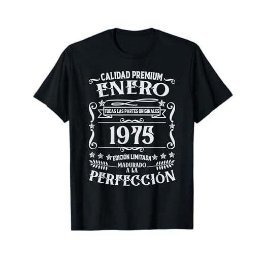 50 cumpleaños Nacido en Enero de 1975 Vintage 50 años Camiseta