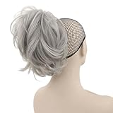 10 Colors Wavy Hairpieces Claw Ponytail Synthetic Hair Blonde Gray Little Pony Tail Clip In Hair Extension T1B/613 12inches