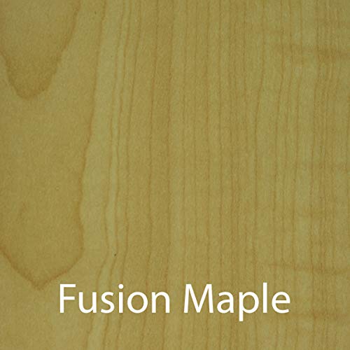 Correll 36" High Standing / Stool Height Utility Table, 30" X 60" Fusion Maple High-Pressure Laminate Top With Black Frame , Rock Solid Commercial Quality (Lt3060-16) #TOP7