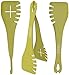 2 in 1 Bonke Tongs and Spatula - Perfect Salad, Fish, Spaghetti, Meat Steak Turner, Asparagus, Appetizer, Vegetable Tongs or Spatulas in Kitchen when Cooking - Flexible Nylon