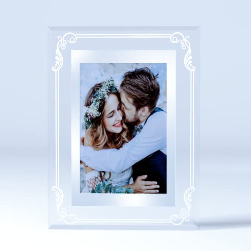 Mothers Day Gifts From Daughter Picture Frame,Photo Frames With High Definition Break Free Acrylic Glass For Tabletop Or Desktop Display (4X6 Inch,Horizontal Or Vertical) #TOP7