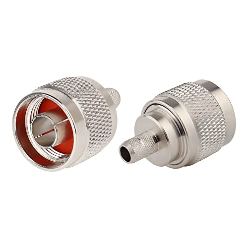 MOOKEERF N Macho conector crimp, pack 10 piezas miniatura 2