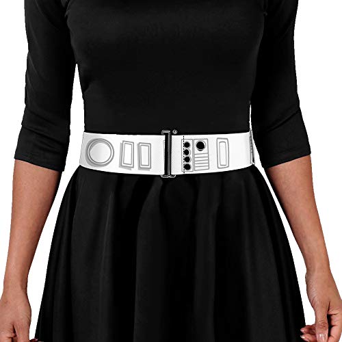 Buckle-Down Belt Women's Cinch Star Wars Stormtroopers Utility Belt Bounding White Black Available In Adjustable Sizes3