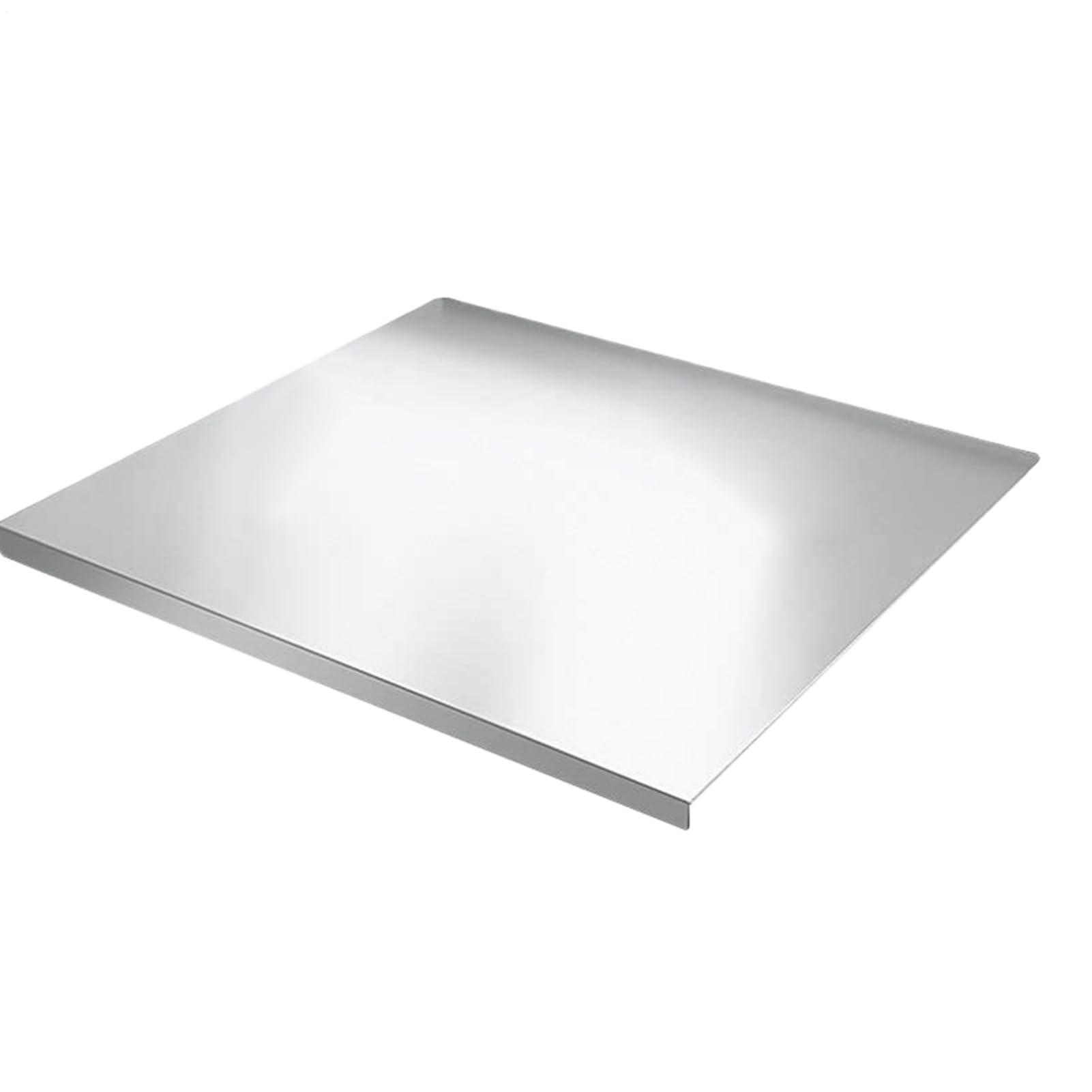Tagliere in acciaio inox Vassoio antiscivolo di qualità | Tagliere per carne in acciaio inox Cucina Casa, Campeggio, Escursionismo, Verdura, Frutta, Froma