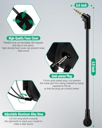 Schulzz Kingston HyperX Cloud Flight ve Flight S Uyumlu Mikrofon - Görsel 4