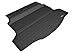 3D MAXpider - M1HD0941309 Cargo Custom Fit All-Weather Floor Mat for Select Honda Civic Hatchback Models - Kagu Rubber (Black)