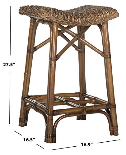 Butaco Safavieh Home Collection Ramiro en mimbre natural marrón miniatura 6
