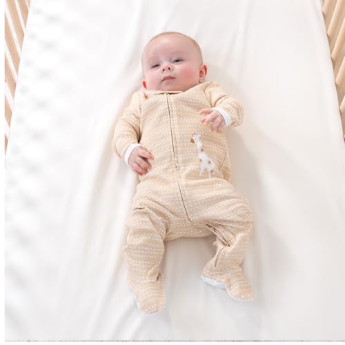 The Peanutshell Baby Sleeper 3 Pack Set - Newborns & Infants 0-9 Months, Newborn Baby Boy & Girl Sleepers - Serene Safari4
