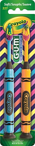 GUM Crayola Toothbrushes Soft 2 ea