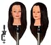 HairZtar 100% Human Hair 21-22 Mannequin Head Hairdresser Training Head Manikin Cosmetology Doll Head (CHERYL+C)