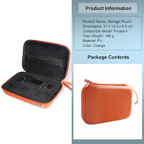 Funda DJI Pocket 4 a prueba de golpes para proteger tus accesorios 2