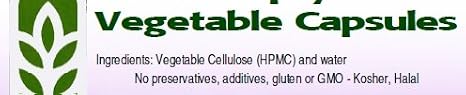Capsule Connection 100 Separated Empty Vegetable Capsules, 00 Size, 100 Count Bag