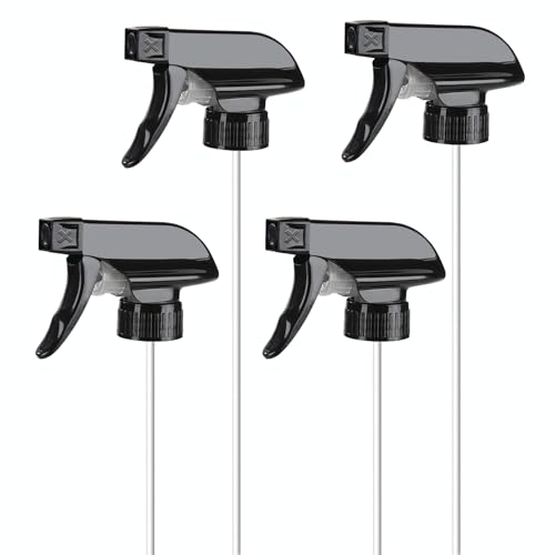 Remplacement gicleur vaporisateur, 4 pack noir pour bouteilles