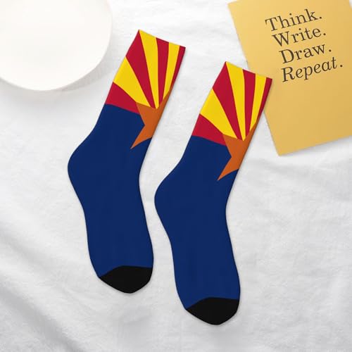 SEAEAGLE Flag of Arizona A Pair Junior Athletic Short Tube Socks Children Calf Tube Socks Short Stockings4