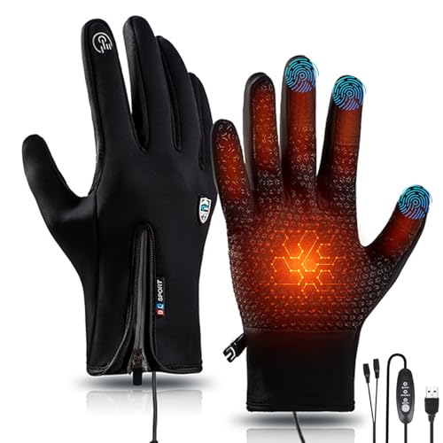 beseloa Elektrische Beheizte Handschuhe für Herren Damen, 3...