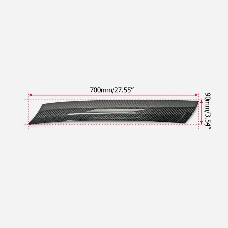 for Toyota A90 Supra Dry Carbon Fiber A-Pillar Cover (Stick On Type) Car Trim