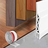 【REDUCCIÓN DE RUIDO】 El sello inferior de la puerta diseñado por 2 capas de sellador, detiene el ruido, ¡mantiene su habitación acogedora y tranquila!
