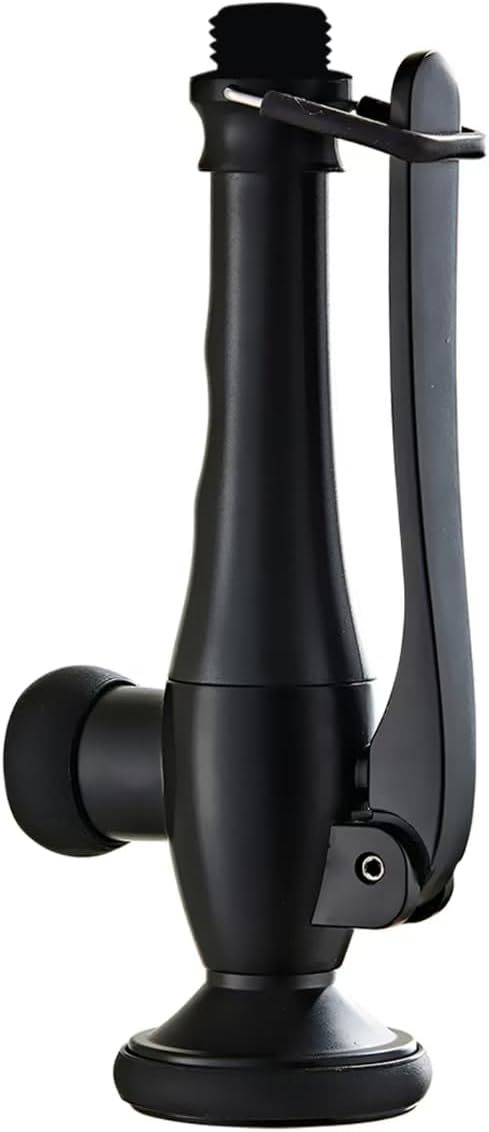 Kitchen Faucet Head Replacement, Kitchen Sink Sprayer Head with Ergonomic Handle, High Pressure Commercial Sink Faucet Sprayer for Utility and Home Use (Chrome)