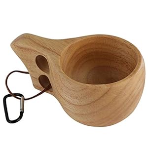 Houten beker-rubber hout multifunctionele gat beker dubbele koffiekopje water beker aangepaste houten beker