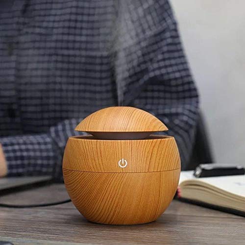 Difusor USB De Óleo Essencial, 7 Cores, Elétrico