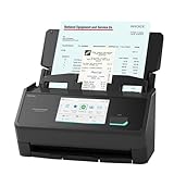 ScanSnap iX2500 Receipt Edition, Works with QuickBooks, Wireless or USB High-Speed Cloud Enabled Invoices & Receipts Scanner, 100 Page Auto Document Feeder for Mac or PC, Black