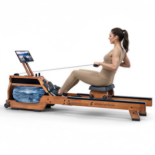 Rudergerät Wasser für zuhause, Massivholz, Wasserwiderstand, mit 16...