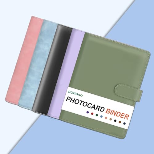 Classeur Kpop A5 rose protégeant 240 photocards de la poussière