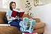 Lavley Book and Reading Socks for Adults - Funny Gifts for Reader - Cozy Socks for Men and Women - Great for birthdays or Christmas (Bookmarks are for Quitters)