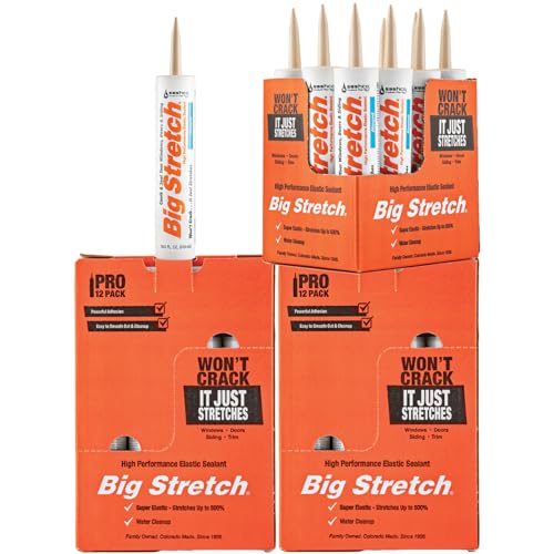 Pack de 36 selladores elastoméricos Sashco 10.5 oz almendra miniatura 1